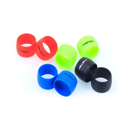 1 Pair Road Bike Handlebar Tape plugs Anti-Skip Rubber Silicone Plug Bicycle Handlebar end Bar Tape Fixed Ring Waterproof Wear